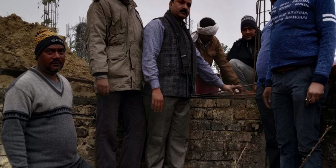 नौतनवा: मद्धेशिया धर्मशाला के निर्माणसुभारम्भ आज मौनी अमावस्या पर बाबा गणिनाथ का नाम लेकर किया गया