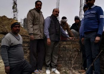 नौतनवा: मद्धेशिया धर्मशाला के निर्माणसुभारम्भ आज मौनी अमावस्या पर बाबा गणिनाथ का नाम लेकर किया गया