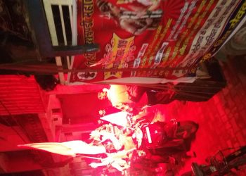 नौतनवा शिव बारात चले सैकड़ों मोटरसाइकिल शोभायात्रा की हुंकार, हर हर महादेव से पूरा नगर गूंज उठा,