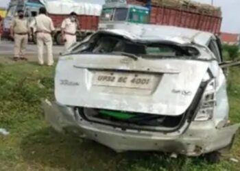 फिर पलटी यूपी पुलिस की गाड़ी अपराधी फिरोज अली की मौत, विकास दुबे कांड की दिलाई याद