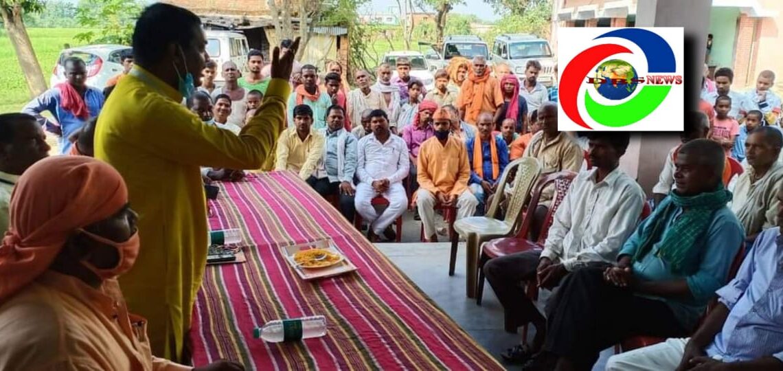 महाराजगंज: सदर विधायक जय मंगल कनौजिया ने कई गांव का किया दौरा, भूधरो से की चर्चा