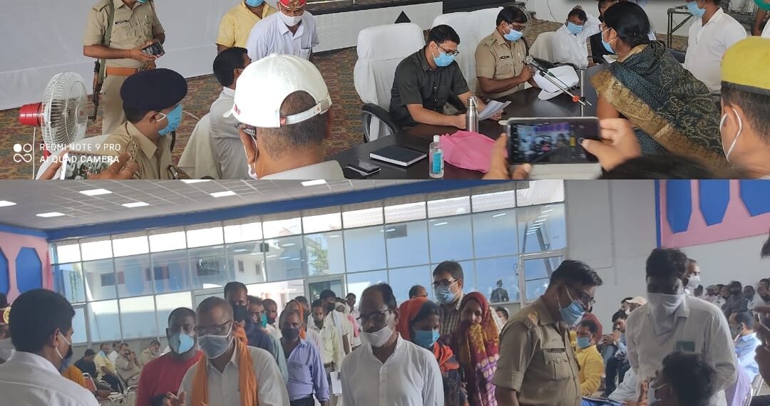 संपूर्ण समाधान दिवस में जिलाधिकारी के बाद नौतनवा एसडीएम ने संभाला कमान