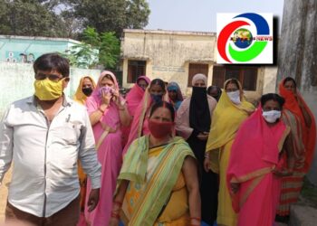 मेंहदावल: नारी कवच अभियान के तहत नन्दौर में निकाली रैली, महिलाओं को सुरक्षा और स्वालंबन का पढ़ाया पाठ