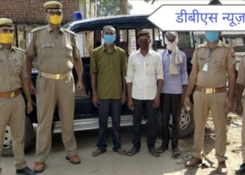 महराजगंज: बृजमनगंज के थानाध्यक्ष संजय दुबे ने वांछित चल रहे तीन अभियुक्तों को गिरफ्तार कर भेजा न्यायालय