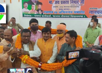 नौतनवां पहुंचे राज्यसभा सांसद ने कहा परमपूज्य योगी जी ने भेजा है संदेश विकास की नही छोड़ेंगे कोई कोर कसर और गुंडा माफियाओं की खैर नही