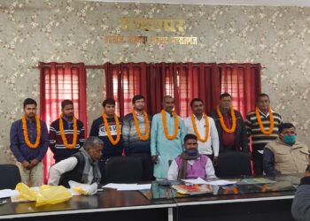 नौतनवां: लेखपाल संघ का चुनाव सम्पन, दीपक अध्यक्ष, कृष्णगोपाल और राघवेंद्र उपाध्यक्ष निर्विरोध हुए निर्वाचित