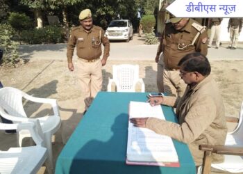 महराजगंज: पुलिस अधीक्षक द्वारा थाना कोठीभार का किया गया औचक निरीक्षण