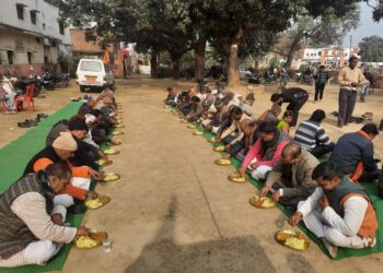 कोल्हूई: समरस भोज कार्यक्रम के साथ श्रीराम जन्म भूमि निधि समर्पण अभियान का शुभारम्भ