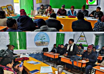 नौतनवां: शिक्षक संकुल की मासिक बैठक कम्पोजिट विद्यालय अरघा में हुआ सम्पन्न