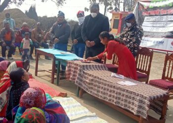 निचलौल: बालिका प्रतिनिधि ने सौंपा ज्ञापन