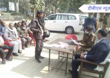 महराजगंज: थाना समाधान दिवस पर जिलाधिकारी व पुलिस अधीक्षक द्वारा थाना श्यामदेउरवा व घुघली पर की गयी जनसुनवाई