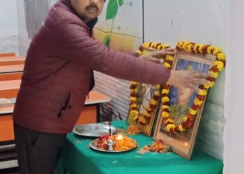 महराजगंज: मनाई गई नेताजी सुभाष चंद्र बोस की जयंती