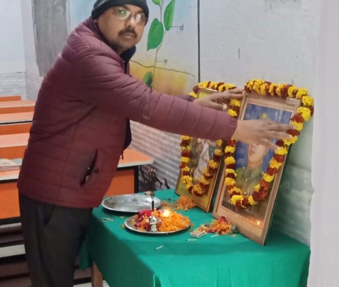 महराजगंज: मनाई गई नेताजी सुभाष चंद्र बोस की जयंती