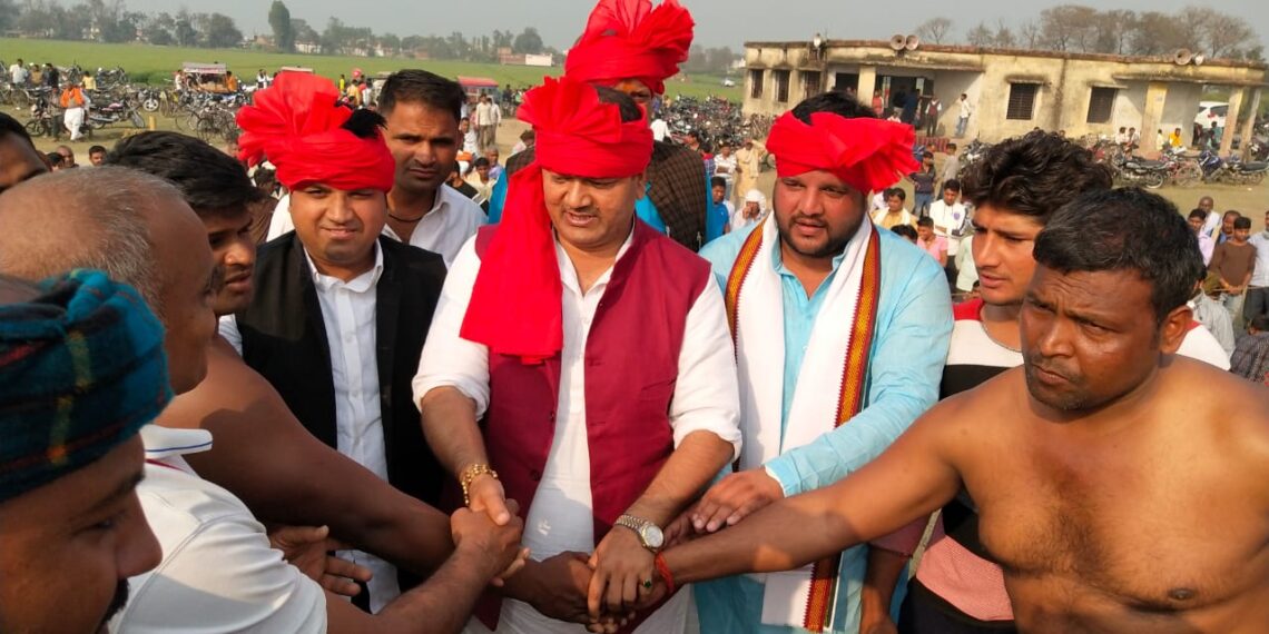 महराजगंज: अमर शहीद पंकज कुमार त्रिपाठी की पुण्यतिथि पर दंगल कार्यक्रम का आयोजन