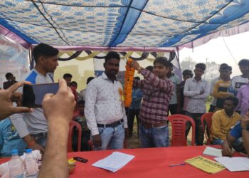 हरदी डाली क्रिकेट प्रतियोगिता के तीसरे दिन नौतनवां की टीम ने जमाई जीत की हैट्रिक