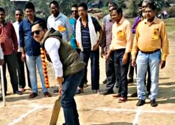 हरदी डाली सुपर संडे कप का राष्ट्रगान के साथ हुआ शुभारम्भ, रविप्रकाश ने किया उदघाटन