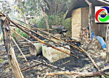 बरगदवा: दुश्मनी के आग में फूंका आशियाना, मनबढो ने दूसरी बार की गैर समाजिक कृत्य