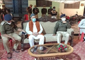 हजरत अली के जन्मदिन पर जाफरा बाजार में आयोजित कार्यक्रम में पहुंचे एडीजी अखिल कुमार