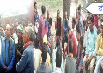 महराजगंज: बृजमनगंज नगर पंचायत में जाम की समस्या को लेकर दुकानदारों व जनप्रतिनिधियों की गयी बैठक