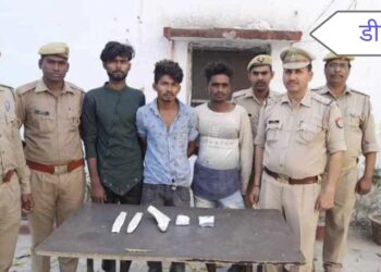 महराजगंज: निचलौल पुलिस ने लूट के 3 आरोपियों को गिरफ्तार कर भेजा न्यायालय