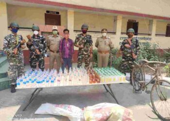 नौतनवां: 261 सीसी अवैध शराब के साथ एक को किया गिरफ्तार