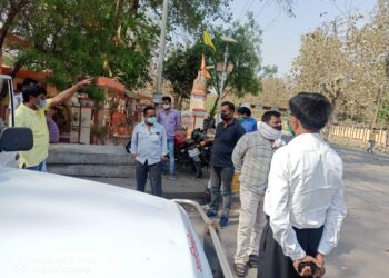 सदर तहसीलदार के नेतृत्व में साप्ताहिक लॉक डाउन का कराया गया पालन