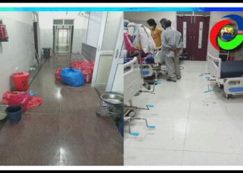 डीबीएस न्यूज के खबर का CMO ने लिया सज्ञान, सदर कोविड अस्पताल में शुरू हुई सफाई, देखें