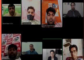 महराजगंज: निगरानी समिति के ट्रेस, टेस्ट एवं ट्रीट योजना पर वर्चुअल संवाद में जुड़े डीएम, स्वीडन से वैज्ञानिक राम, अमेरिका से रजनीश, कोरोना के खात्मे पर हुई महत्त्वपूर्ण चर्चा