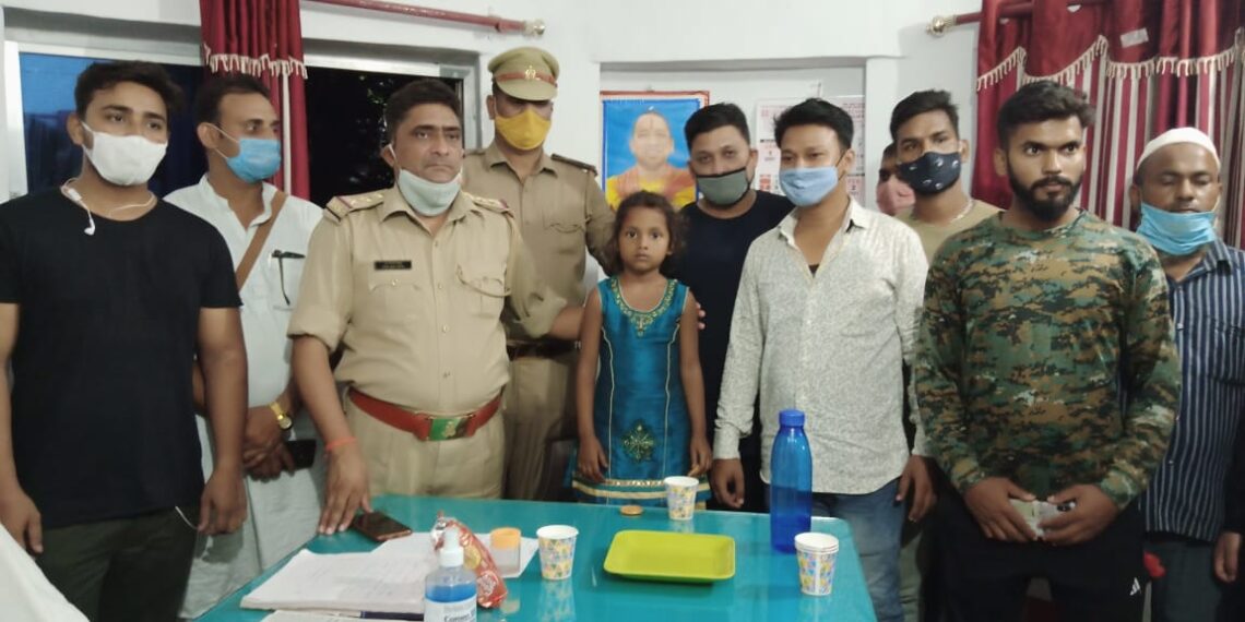 नौतनवां मालगोदाम के पास से 7 वर्षीय बालिका गायब, पुरैनिया में मिली