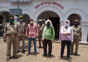 पुरंदरपुर: 2 माह से फरार चल रहे 3 अभियुक्त गिरफ्तार