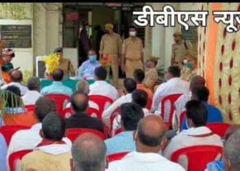 महराजगंज/नौतनवां: थाना बरगदवा में उप जिलाधिकारी व क्षेत्राधिकारी की अध्यक्षता में मुहर्रम ताजिया जुलूस को लेकर बैठक हुई संपन्न