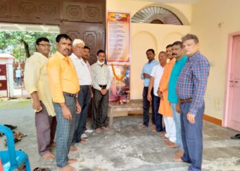 नौतनवां: मद्धेशिया समाज के कुल गुरु बाबा गणिनाथ का मनाया गया जन्मोत्सव