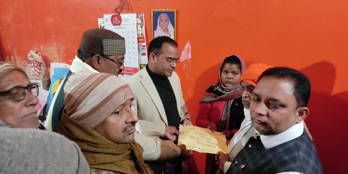 शोक संतप्त परिवार के साथ खड़ा होना है सच्ची मानवता–बी.ई.ओ. नौतनवां