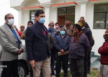 नौतनवां तहसील में ग्राम न्यायालय संचालन को जिला जज ने किया दौरा