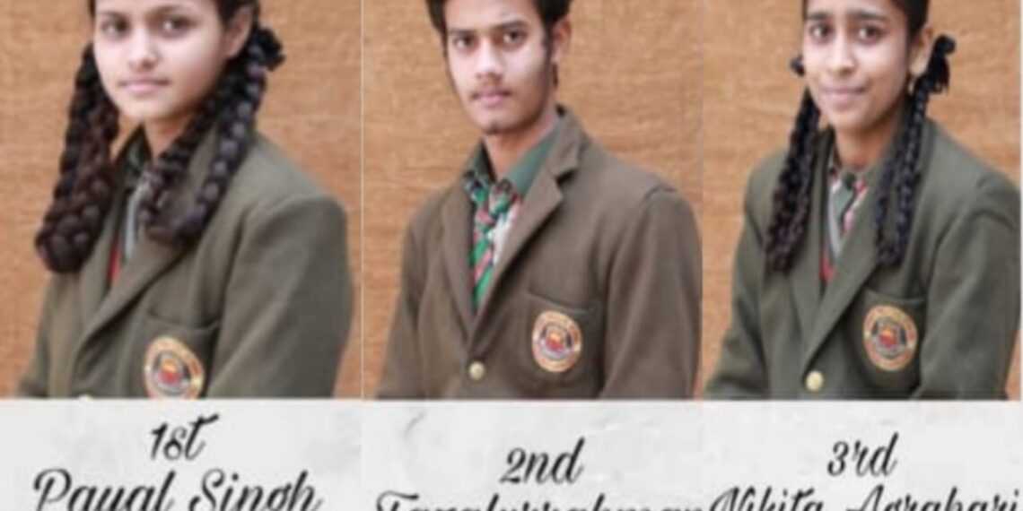 नौतनवां: क्राइस्ट द किंग स्कूल की पायल सिंह ने 89.16% अंक पाकर आई प्रथम स्थान