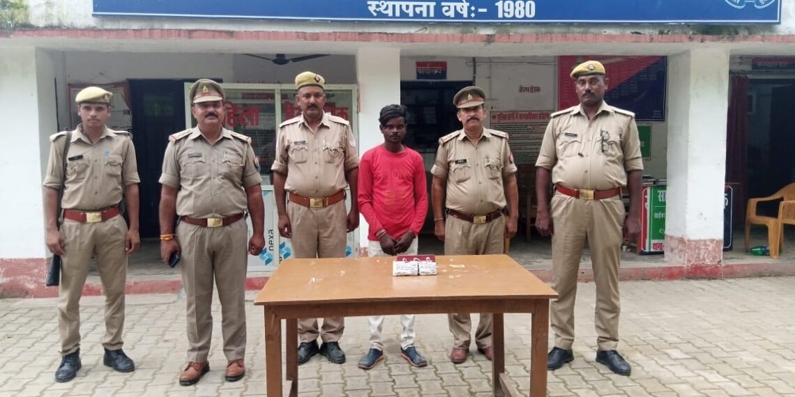 नौतनवां: स्मैक के साथ एनडीपीएस एक्ट में युवक गिरफ्तार