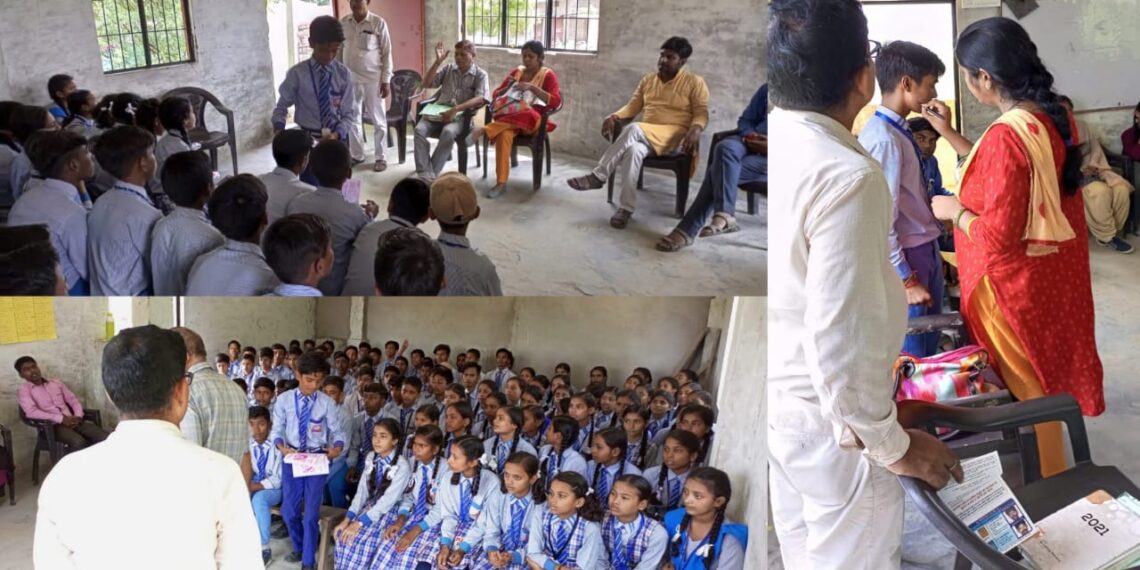 पुरैनिहां स्थित डीबीएस स्कूल में पहुंची जिला कुष्ठ डॉक्टरों की टीम, कुष्ठ रोग से किया जागरूक