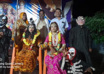 हरदी डाली में रामकथा प्रवचन का आयोजन, रामकथा सुन भाव विहोर हो रहे लोग