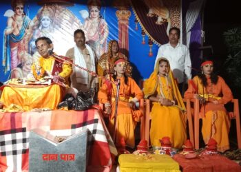 हरदी डाली: रामकथा का मंचन, राम वियोग में दशरथ ने प्राण त्यागा तो दर्शकों के निकले आँशु