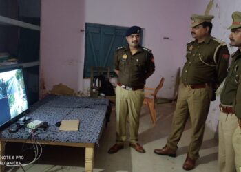 नौतनवा छपवाँ बाईपास पर पुलिस ने लगवाए सीसीटीवी कैमरे,