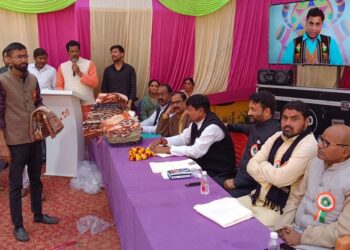 नौतनवां: दुर्गा मंदिर के 22वें स्थापना दिवस पर कम्बल वितरण, भंडारा एवं जागरण का आयोजन