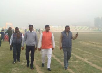 महराजगंज: कल से शुरू हो रहा सांसद खेल स्पर्धा, सभी तैयारियां पूरी, जनप्रतिनिधियों ने लिया जायजा