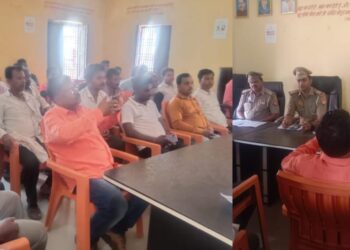 सोनौली: बार्डर की सुरक्षा हेतु ग्राम पंचायत हरदी डाली में लगाई गई चौपाल