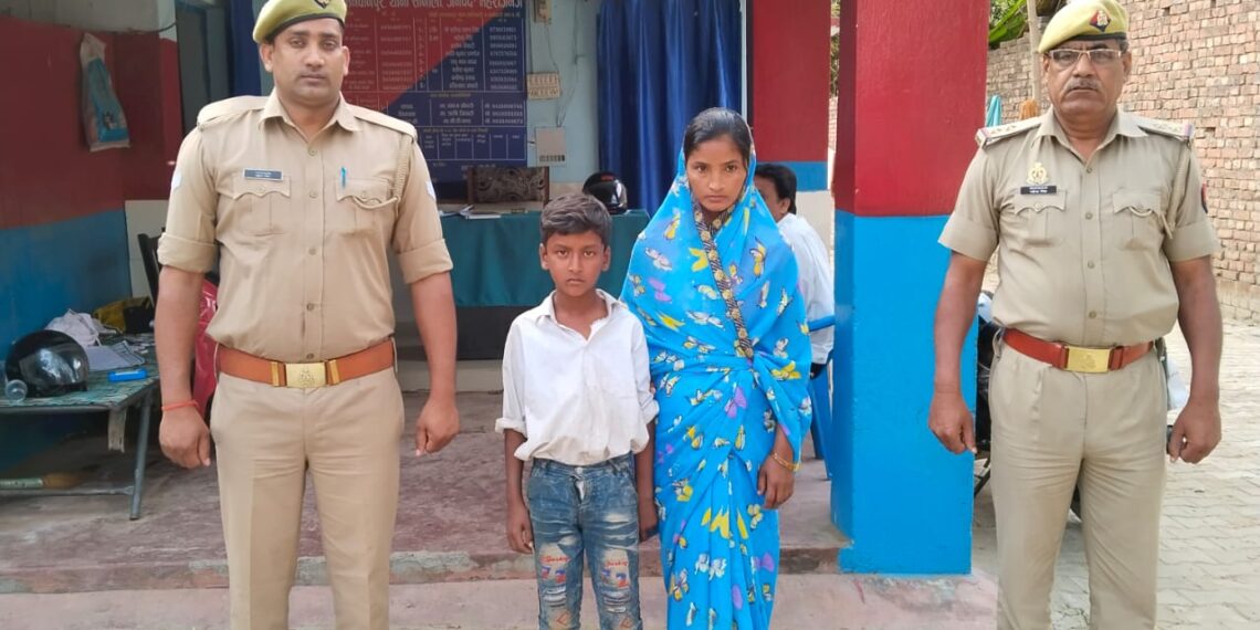 सोनौली: नाबालिक गुमशुदा बालक का पुलिस ने किया बरामद