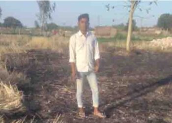 परसामालिक: विधुत शार्ट सर्किट से खड़ी गेहूं की फसल हुई आग के हवाले