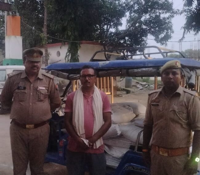 खनुवा: तस्करी कर नेपाल पार कराने के लिए रखी 09 बोरी चीनी बरामद