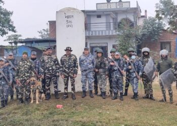 भारत नेपाल की सुरक्षा एजेंसियों ने किया सयुक्त गस्त