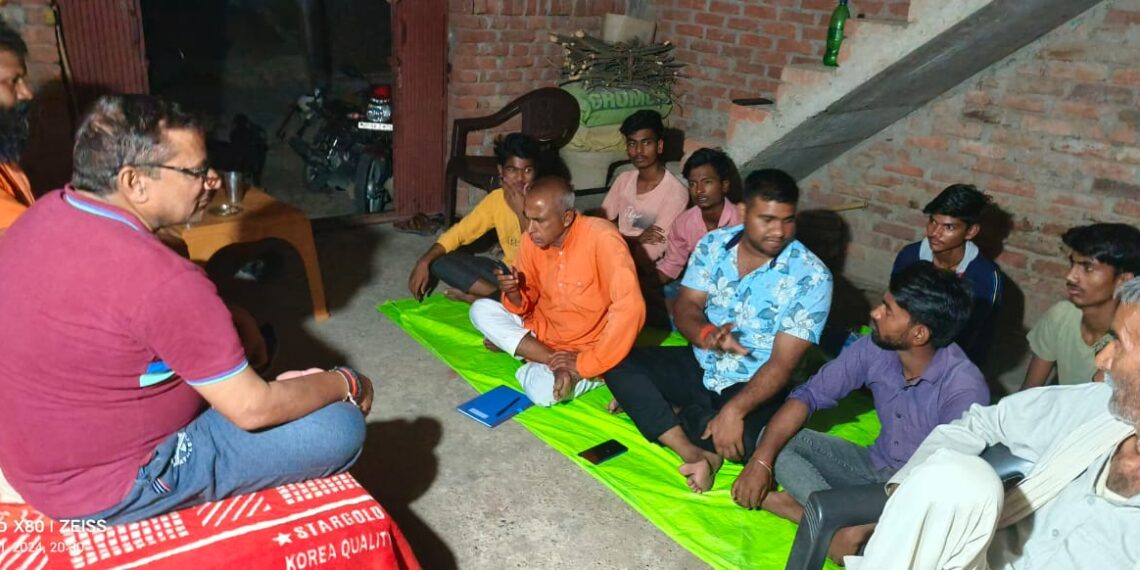 सोनौली में राष्ट्रीय स्वयंसेवक संघ की बैठक, भाजपा को प्रचंड बहुमत से जिताने का आह्वान