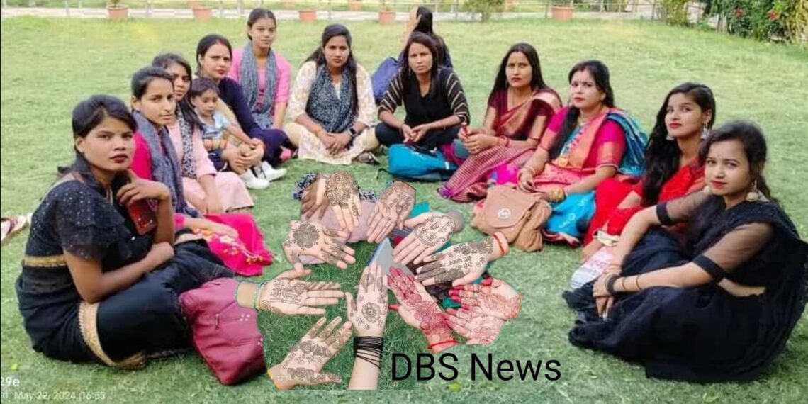 महराजगंज: ABVP ने मेंहदी प्रतियोगिता कराकर चलाया मतदाता जागरण अभियान