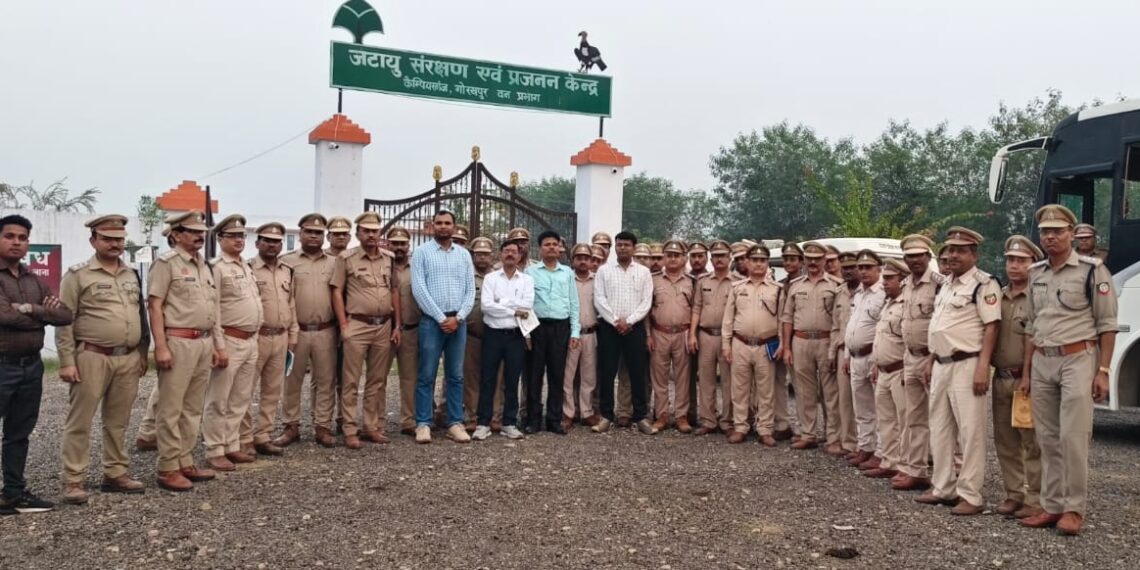 40 रेंजर अफसरों ने फरेंदा और कैम्पियरगंज जटायु संरक्षण एवं प्रजनन केंद्र पर लिया प्रशिक्षण